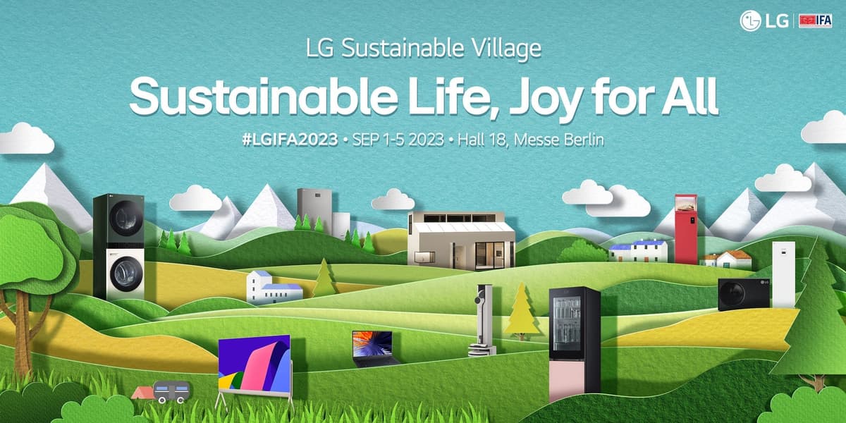 LG compartirá su visión de una vida sustentable en IFA 2023