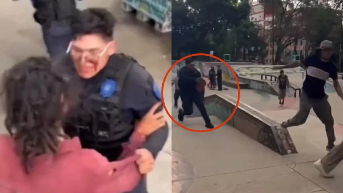 Video: Policías desenfudan armas contra jóvenes en skatepark; denuncian abuso de autoridad