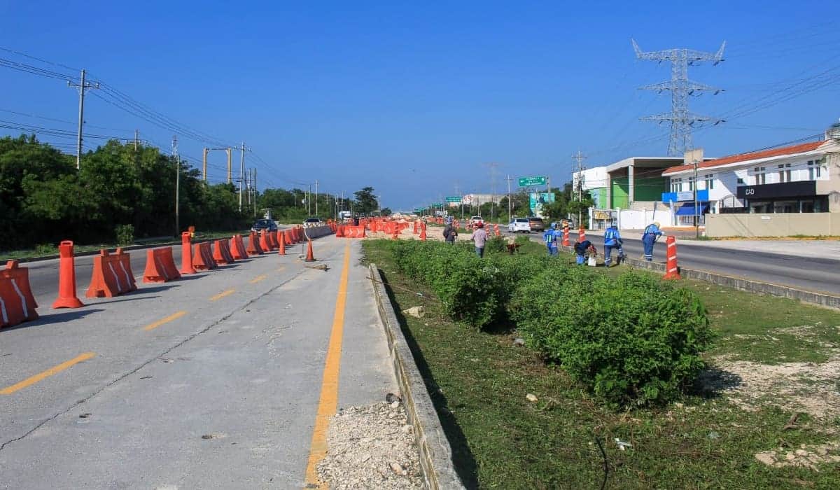 Rehabilitarán tramo carretero en Solidaridad