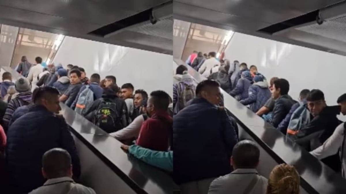 Metro CDMX: Escaleras eléctricas de Pantitlán cambian de dirección en plena hora pico en Línea 9