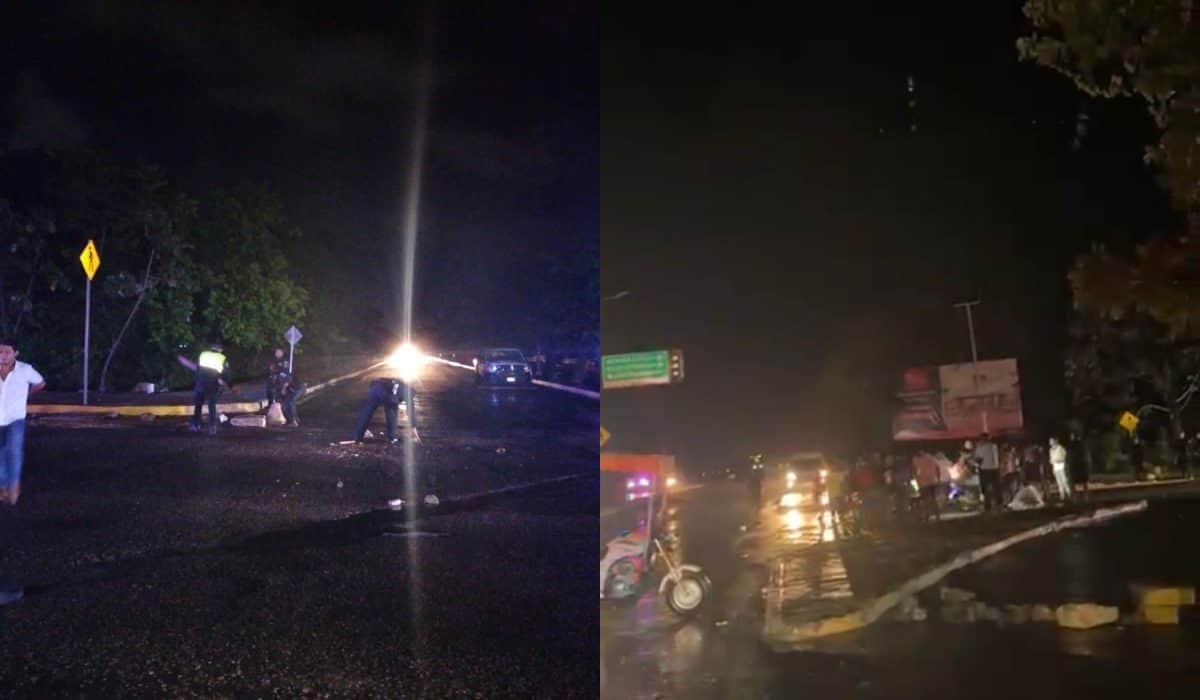Vuelven a bloquear autopista en Playa del Carmen, por apagones