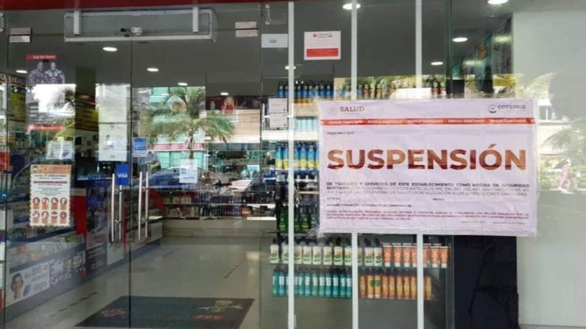 Clausura Cofepris 23 farmacias en Quintana Roo por posible venta de fentanilo y otras irregularidades