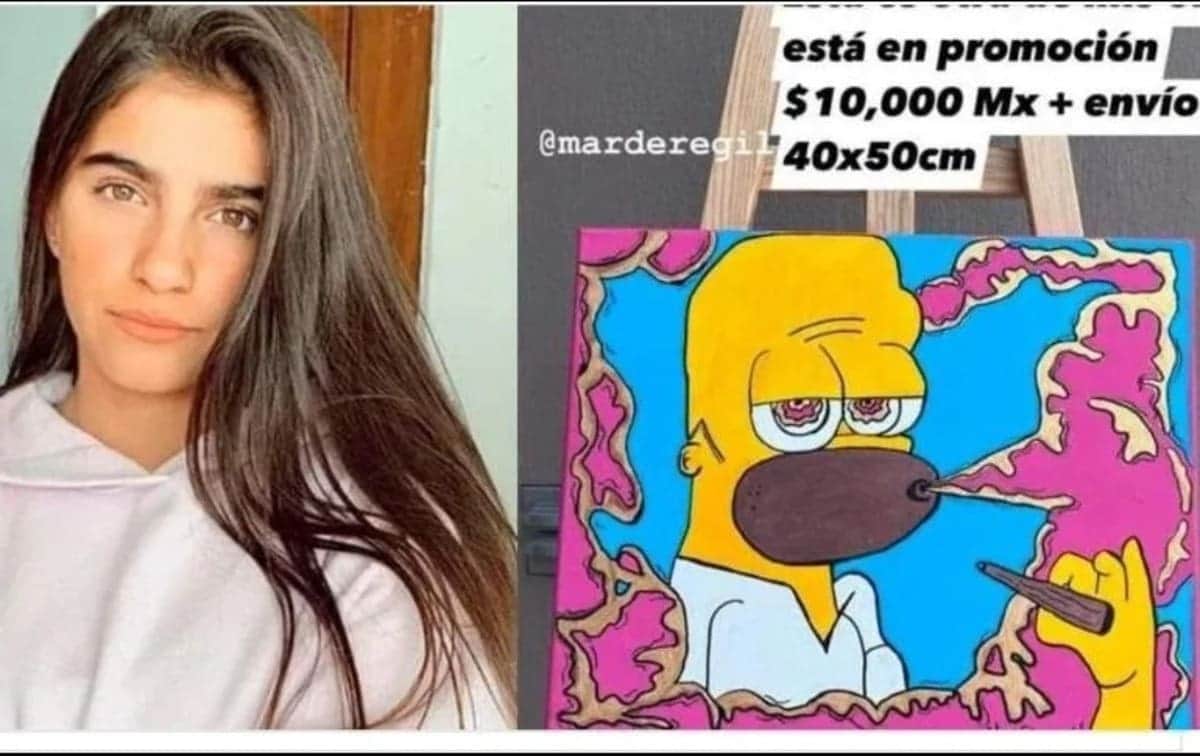 Hija de Bárbara de Regil vende sus pinturas "mal hechas" y la tunden con memes