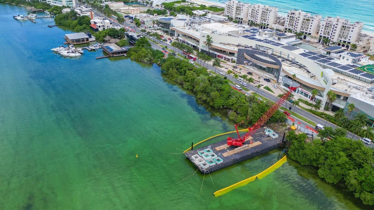 Supervisa Mara Lezama avances en los trabajos del Puente Nichupté