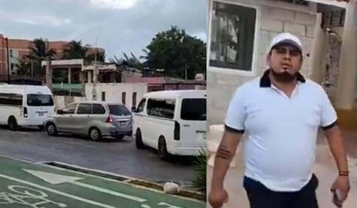Video: Taxistas de Cancún agreden a ciudadano por grabar mientras le cerraban el paso a un Uber