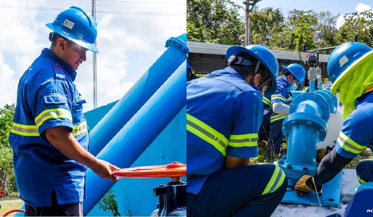 Aguakan anuncia trabajos en red de agua potable en Av. Sierra Madre de Cancún