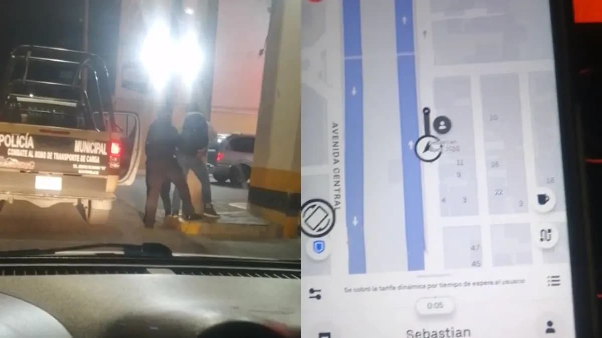Uber graba el momento en que policías se llevan a su pasaje