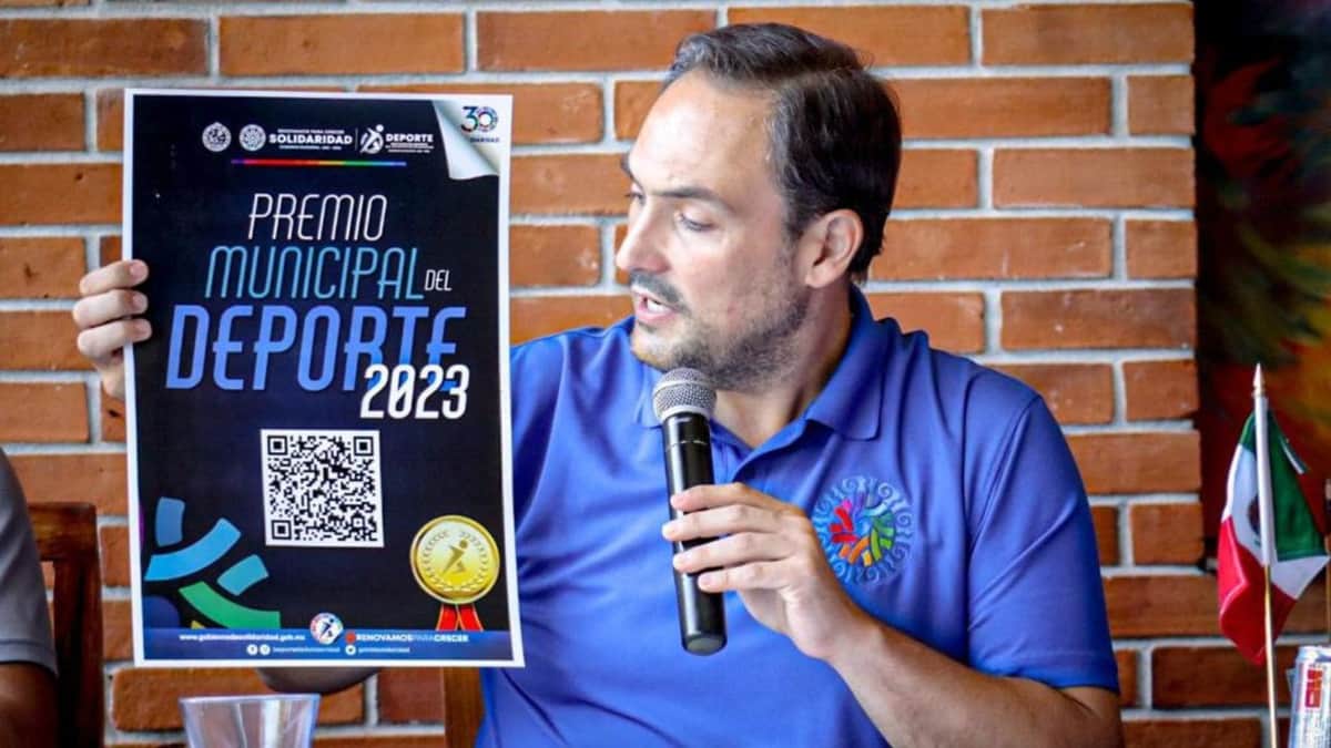 Presentan la convocatoria para el Premio Municipal del Deporte 2023 en Solidaridad