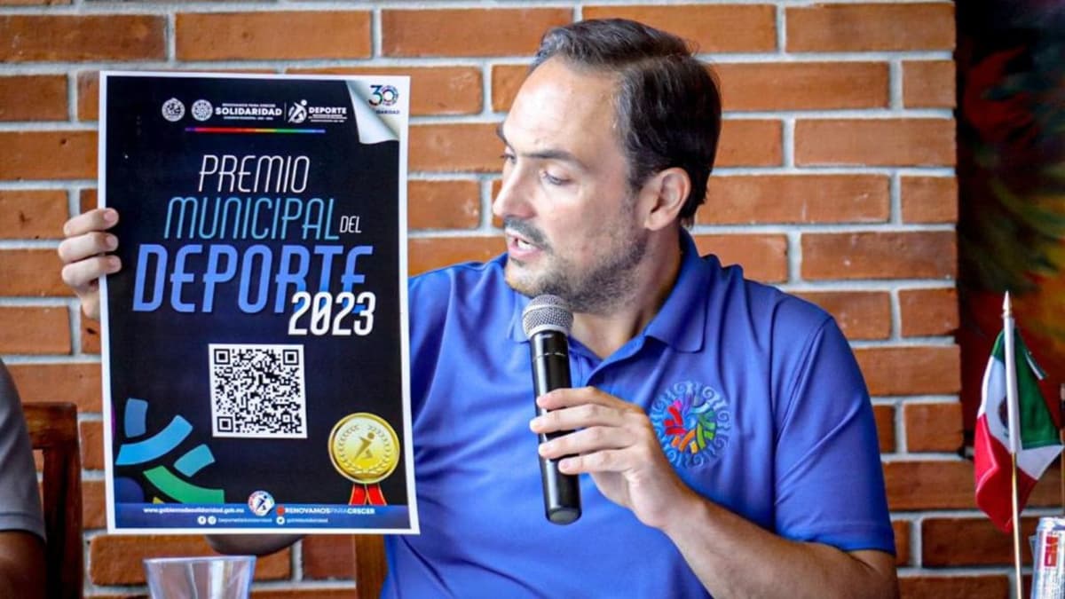 Presentan la convocatoria para el Premio Municipal del Deporte 2023 en Solidaridad