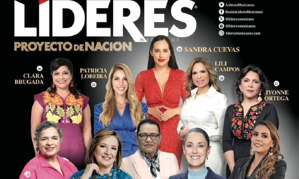 Destaca Lili Campos en portada de Líderes Mexicanos junto a otras importantes políticas