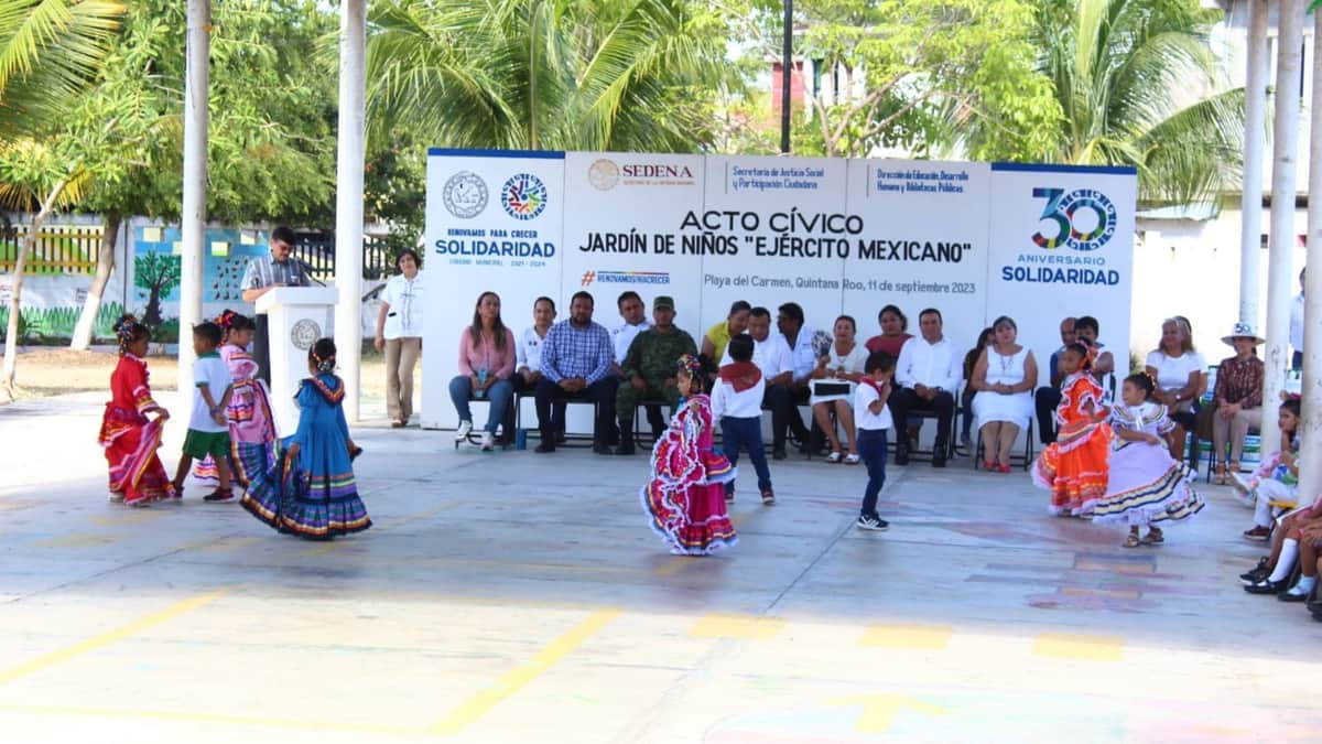 Fortalecen la cultura cívica en niñas y niños