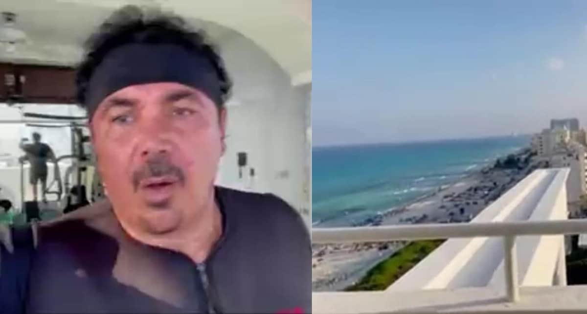 Video: Hugo Sánchez se entrena en su casa de Cancún y prepara nuevas entrevistas