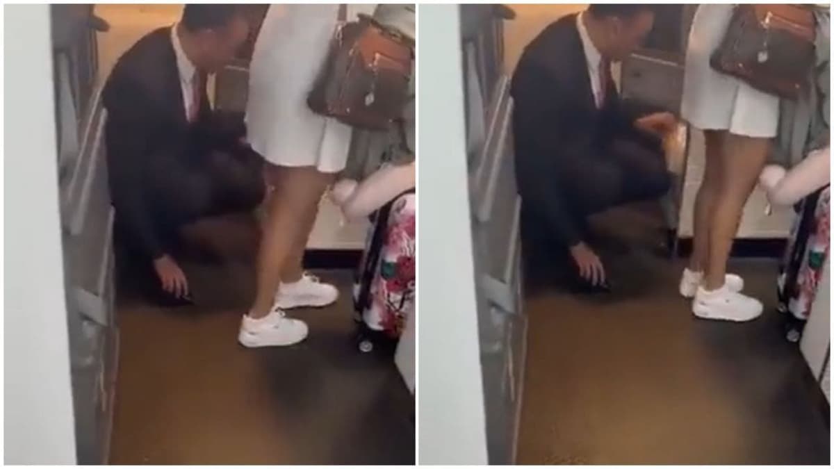 Video: Sobrecargo de Aeroméxico es captado grabando partes íntimas de pasajera