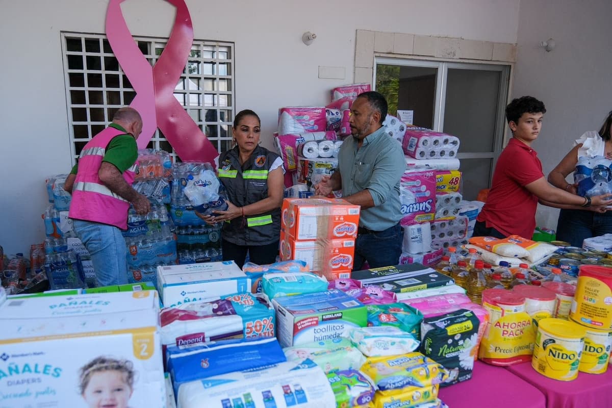 Envía Mara Lezama apoyo para las personas afectadas de Guerrero