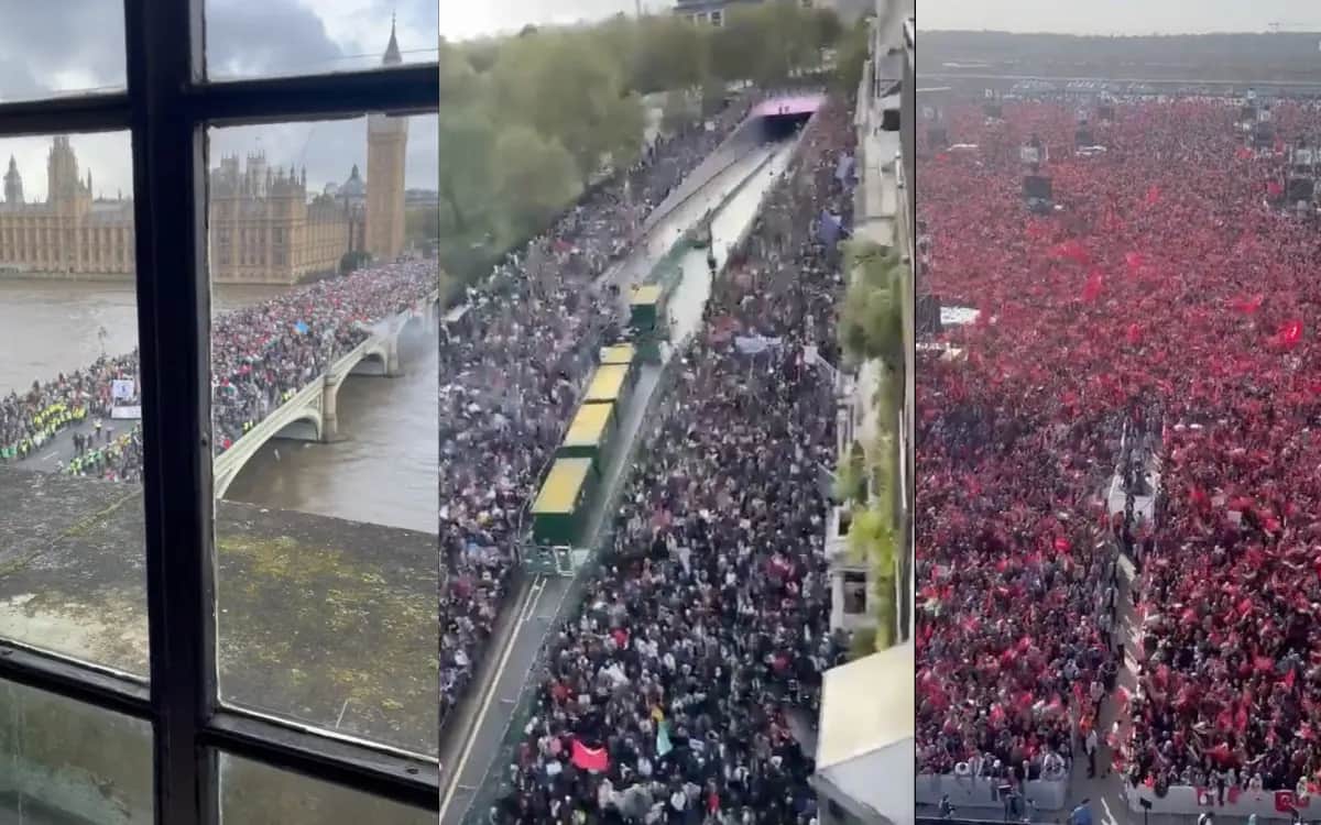 Video: Miles de personas se manifiestan en el mundo en solidaridad con Gaza