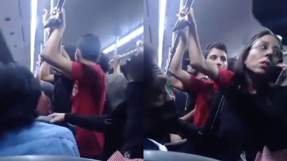 Video: Roban celular en un camión y el chofer encierra a todos hasta que aparezca