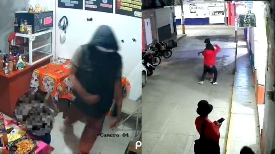 Video: Indigente golpea a menor de edad y su padre sale a defenderlo