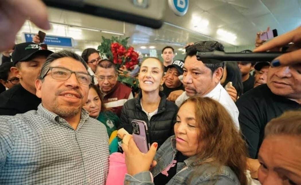 Claudia Sheinbaum es recibida como toda una celebridad en Los Ángeles