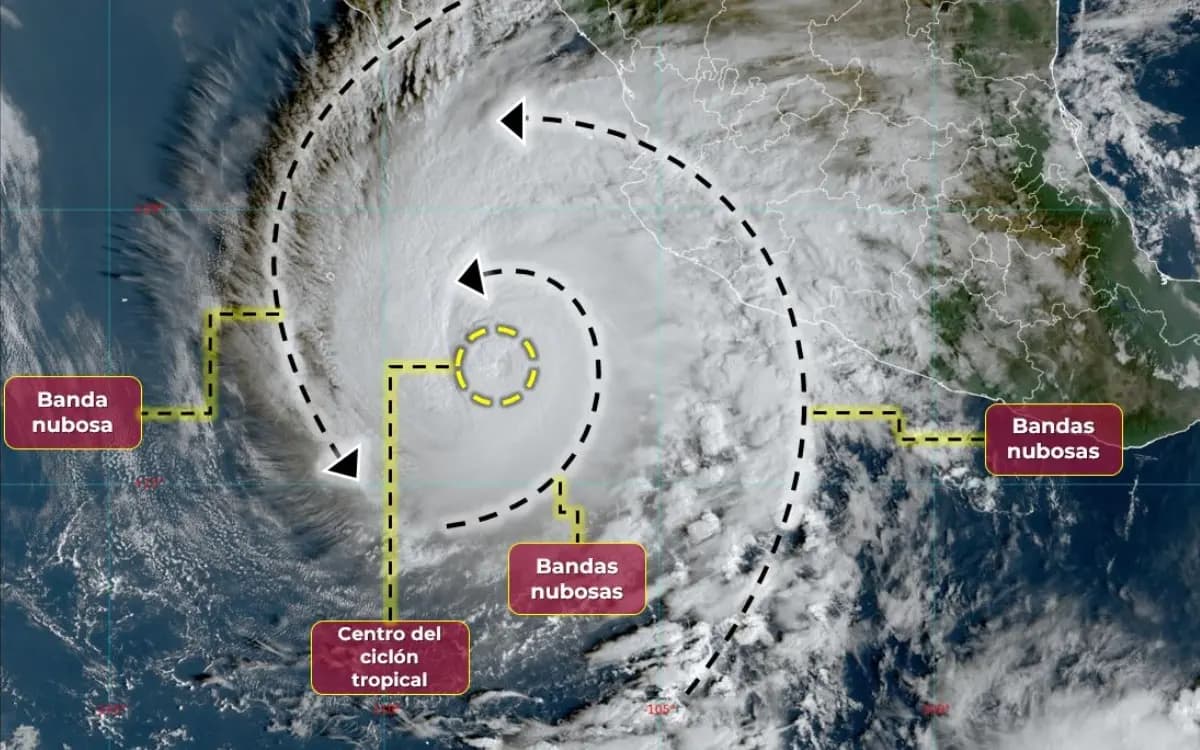 Huracán "Norma" se intensifica a categoría 4