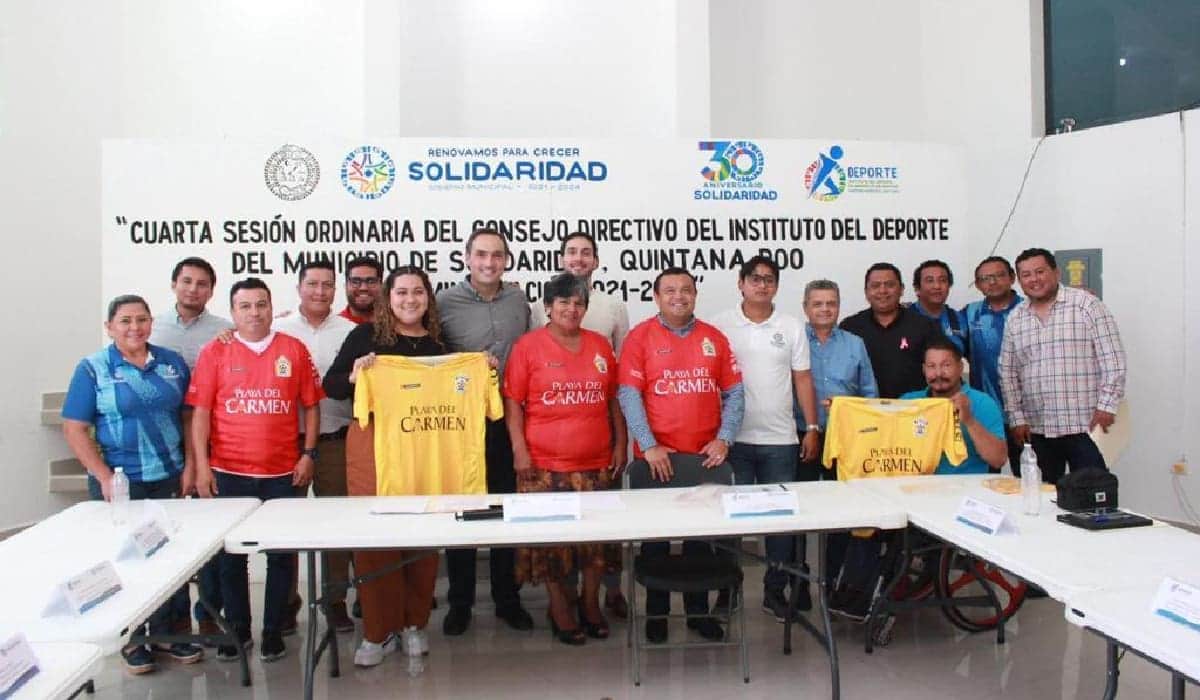 Sesiona el Consejo Directivo del Instituto del Deporte Municipal de Solidaridad y aprueban por unanimidad su desempeño