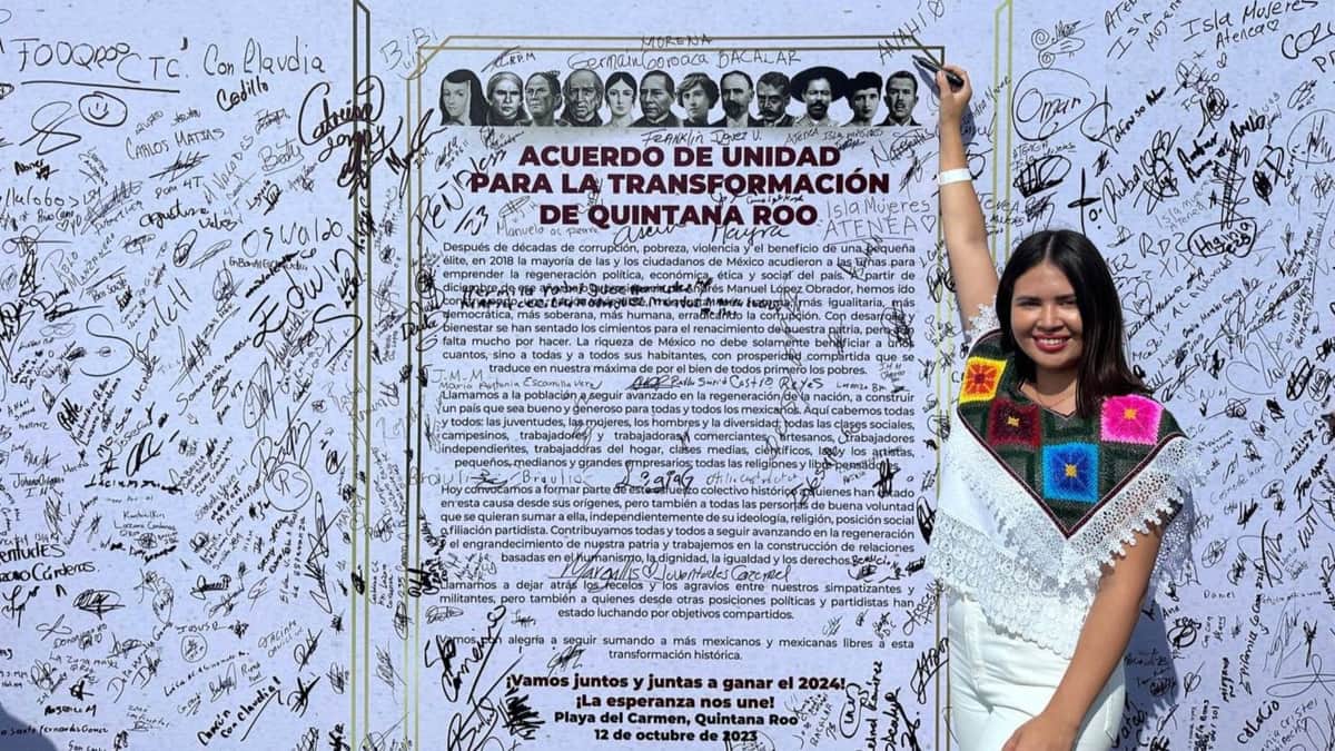 Destaca Anahí González gran acuerdo por la unidad en apoyo a Claudia Sheinbaum