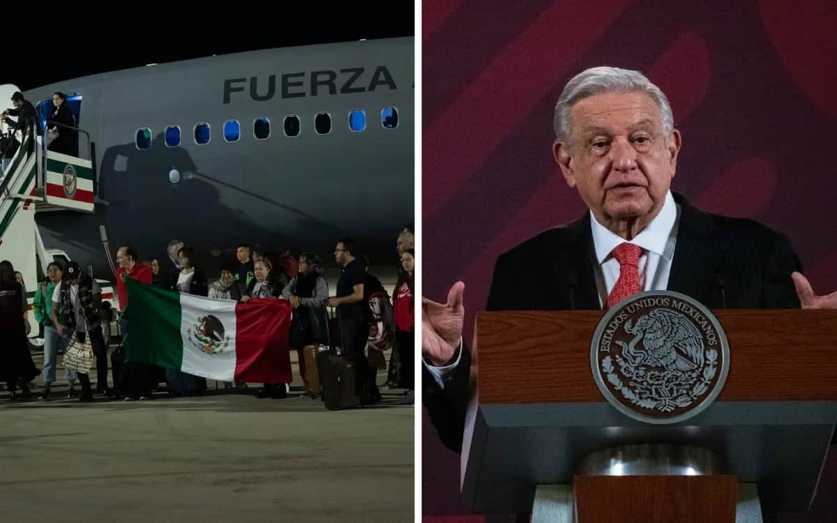 AMLO anuncia puente aéreo para rescatar a 764 mexicanos que siguen en Israel