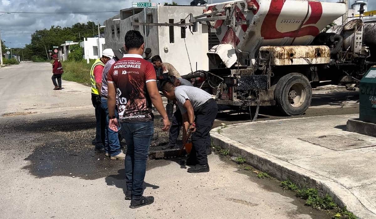 Continúan trabajos en la colonia Pacto Obrero