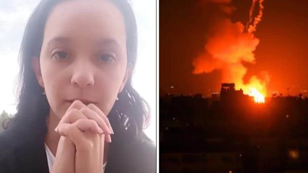 Mujer originaria de Veracruz busca ayuda para salir de Israel junto a su familia