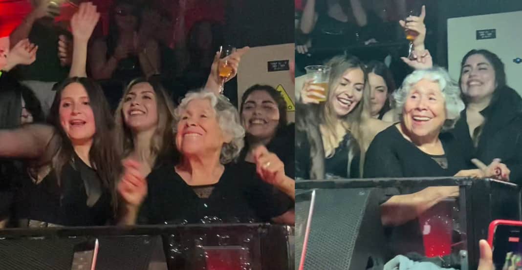 Video: Abuelita dándolo todo en el antro se viraliza