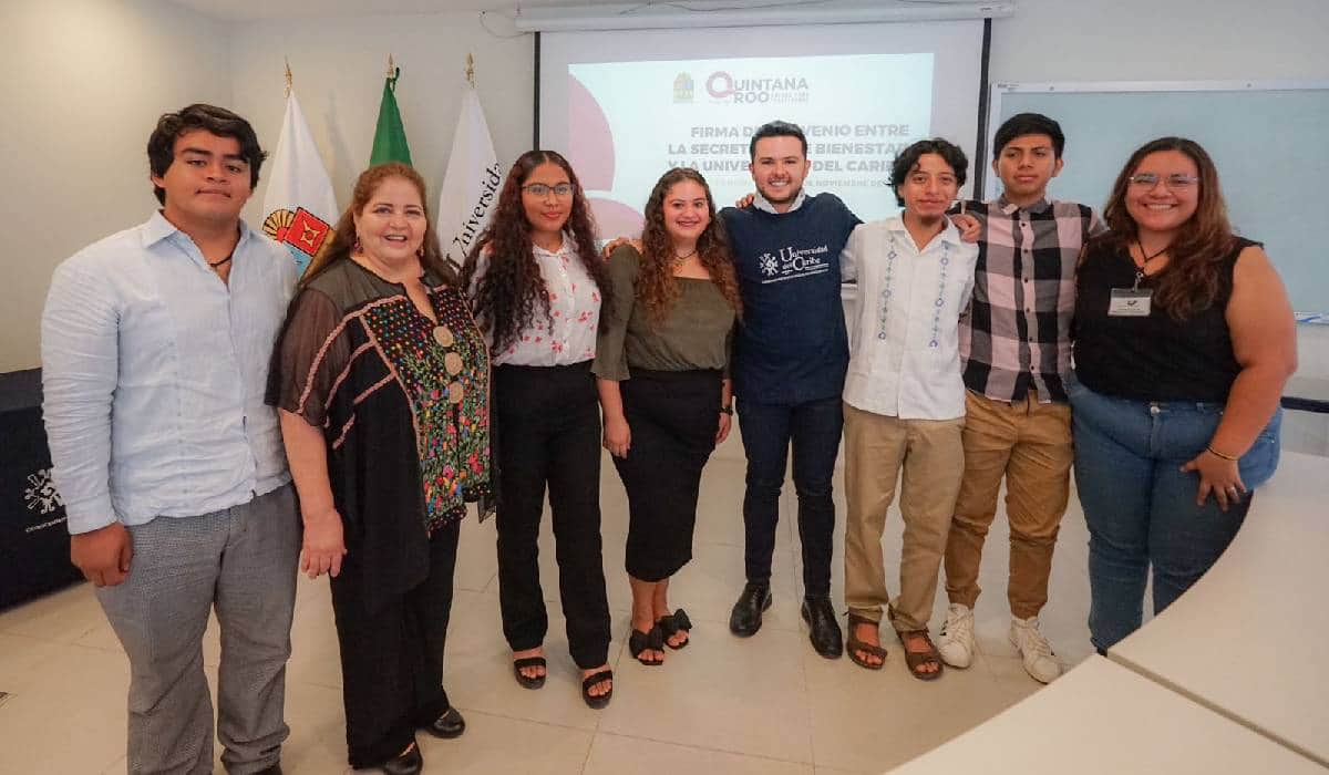 Suma Pablo Bustamante a jóvenes de la Universidad del Caribe a la transformación y el bienestar de Quintana Roo