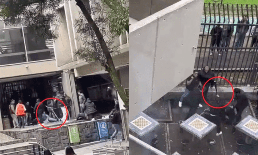 Videos: Porros irrumpen Ciudad Universitaria de la UNAM, agreden a personal y alumnos