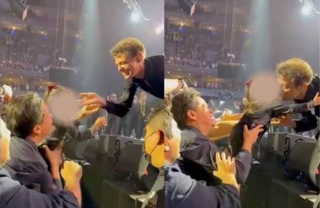 Video: Luis Miguel besó a una niña en concierto
