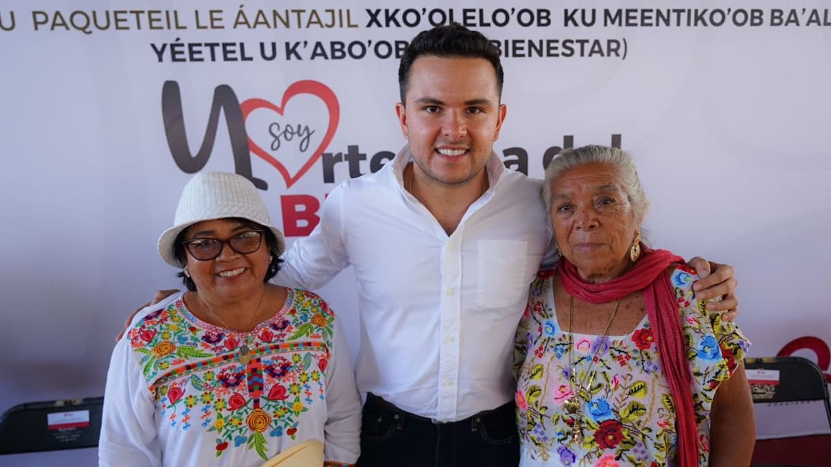 Tienen familias quintanarroenses, seguridad social con los Programas del Bienestar: Pablo Bustamante