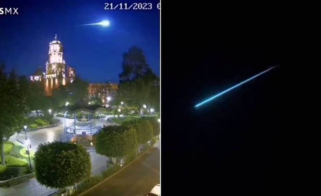 Video: Meteorito es captado en México