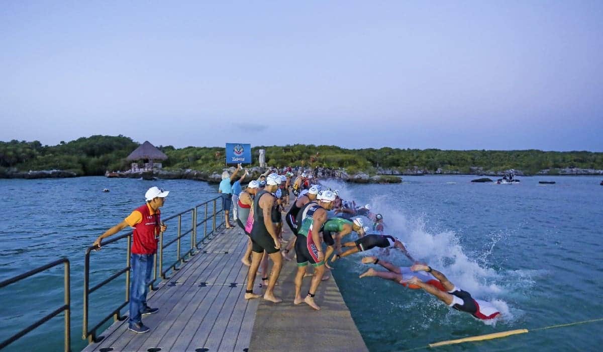 Fallece deportista durante su participación en el Triatlón Xel-Há