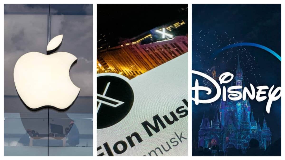 Apple, Disney y otras firmas suspenden sus anuncios en X debido a comentarios "antisemitas" en la empresa de Musk