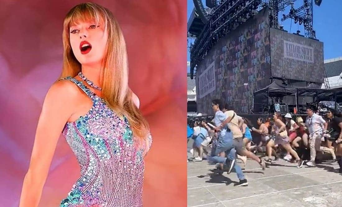 Video: Fans de Taylor Swift se "abalanzan" contra seguridad para ingresar a concierto