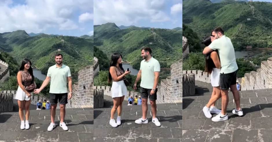 Video: Mujer le pide matrimonio a su novio y causa polémica en las redes