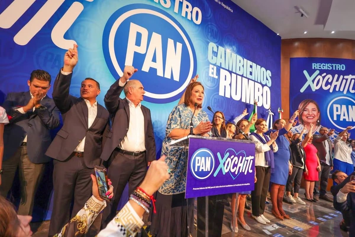 Video: Xóchitl Gálvez se registra como precandidata a la presidencia de México