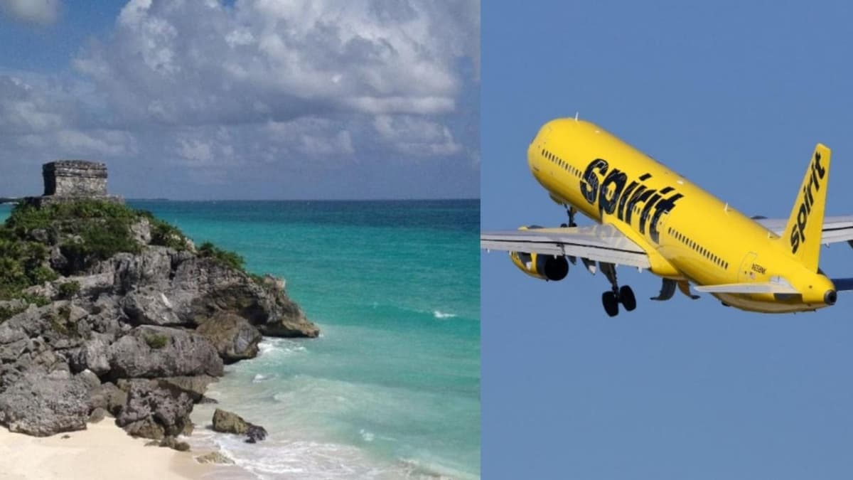 Spirit, segunda aerolínea internacional que confirma vuelos hacia y desde el aeropuerto de Tulum