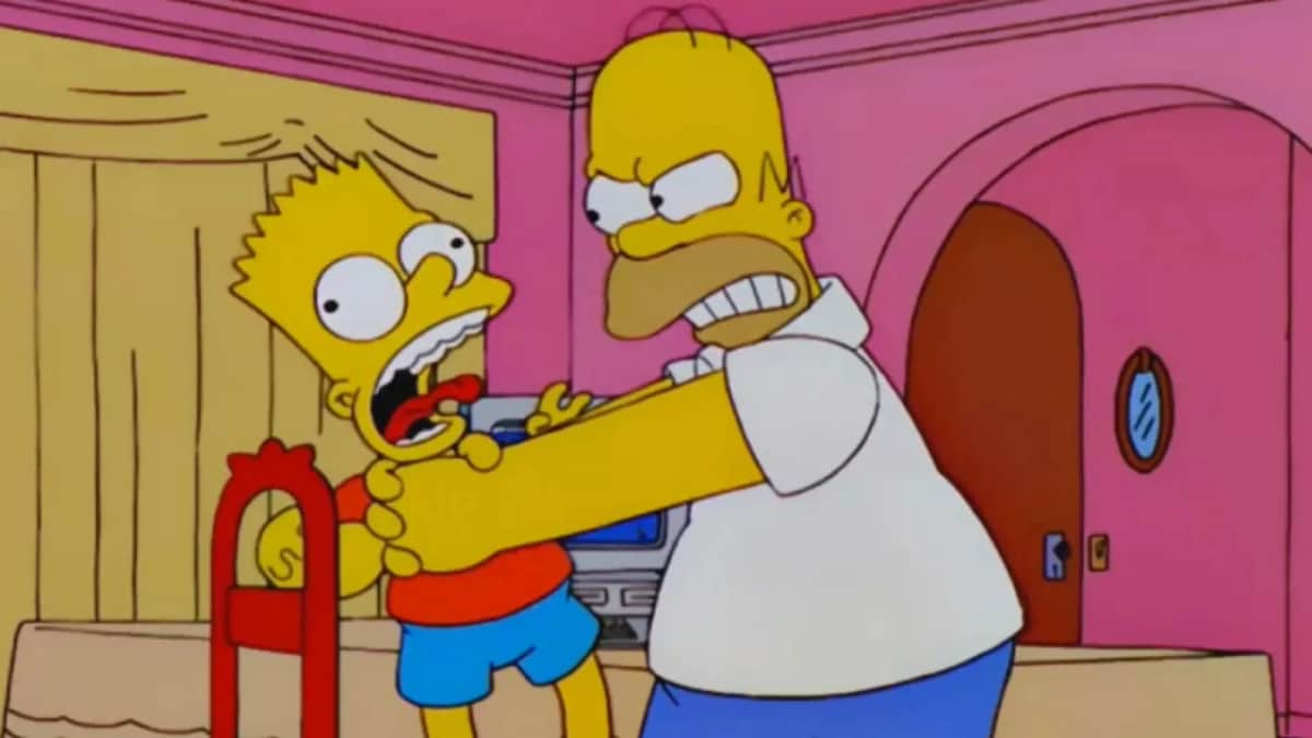 La razón por la que Homero ya no estrangulará a Bart en las nuevas temporadas de Los Simpson