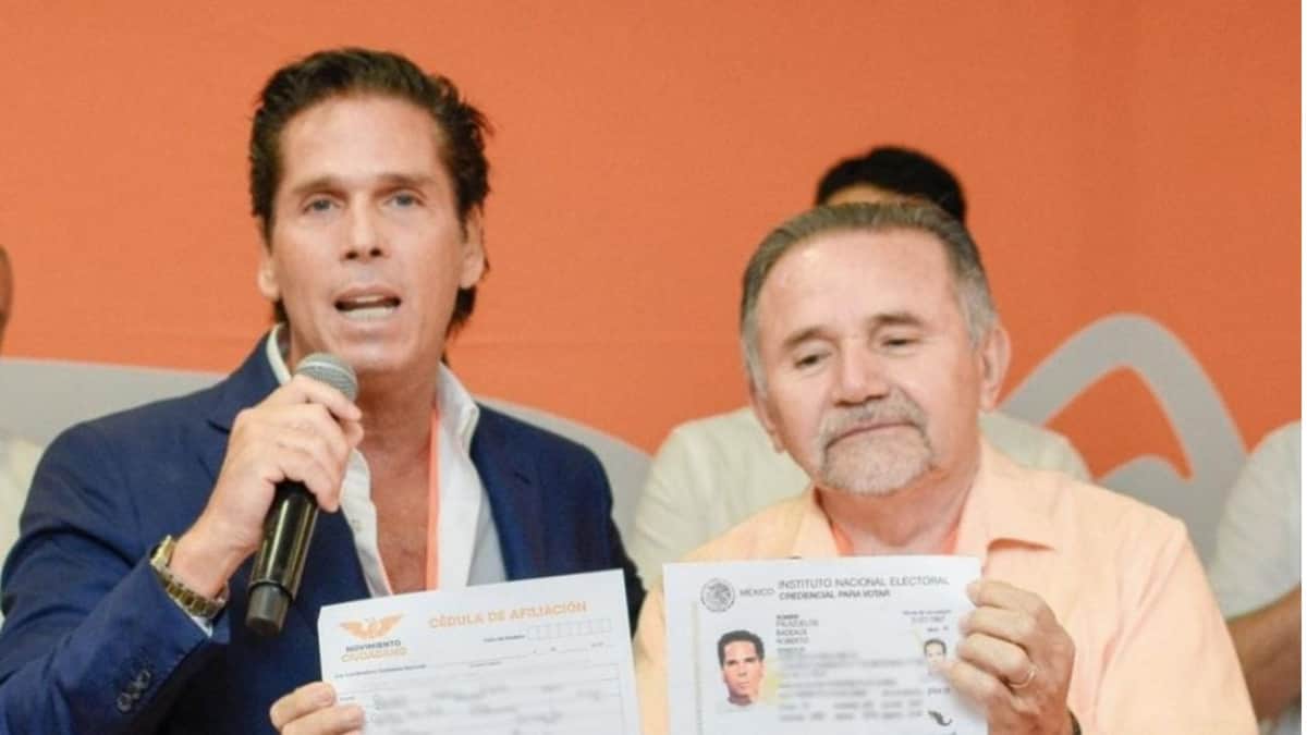 Roberto Palazuelos ya es militante de Movimiento Ciudadano y aspira a la candidatura al Senado