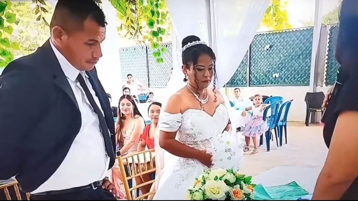 Video: Novia se arrepiente en plena boda y le dice que NO a su futuro esposo