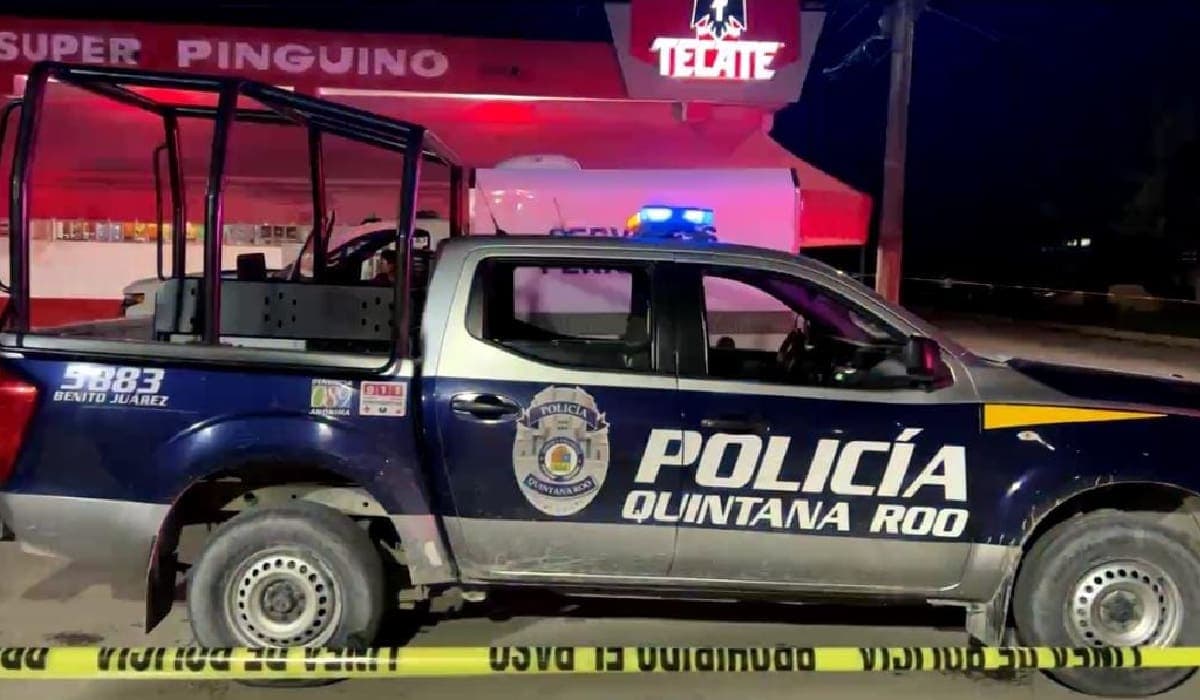 Asesinan a un sujeto afuera de un minisúper en la 227 de Cancún