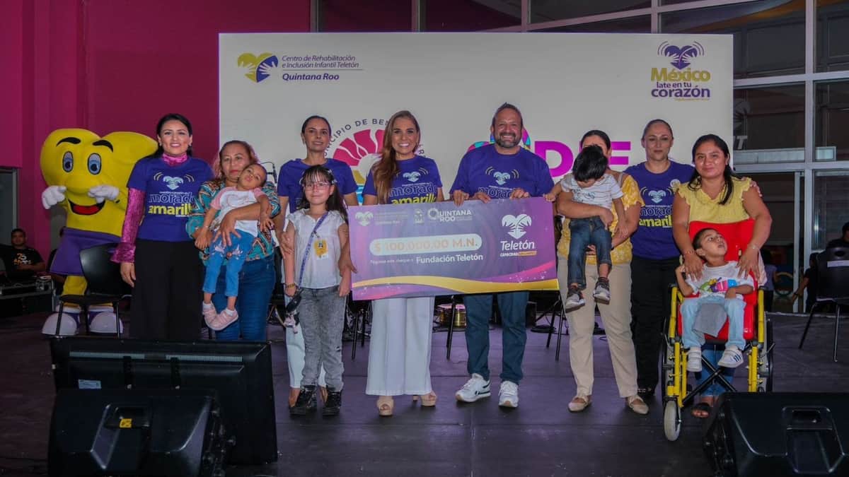 Entrega Mara Lezama apoyo a Fundación Teletón y hace llamado de solidaridad