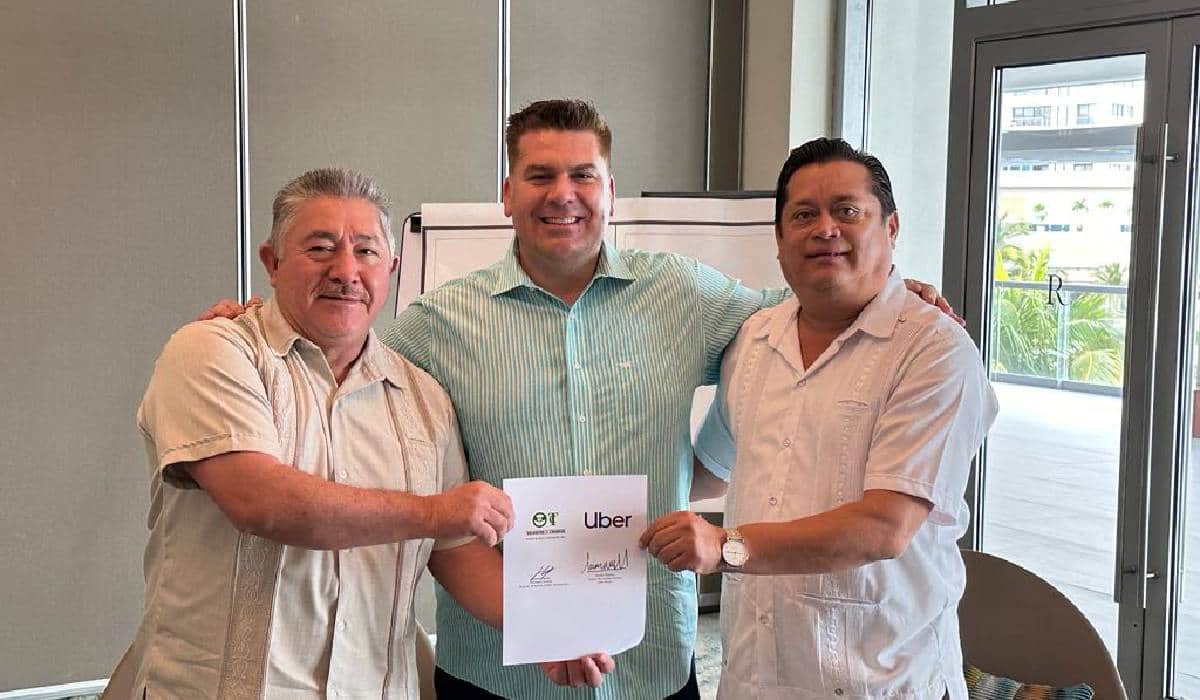 Es oficial; mediante acuerdo, taxistas de Cancún se integran a la plataforma Uber
