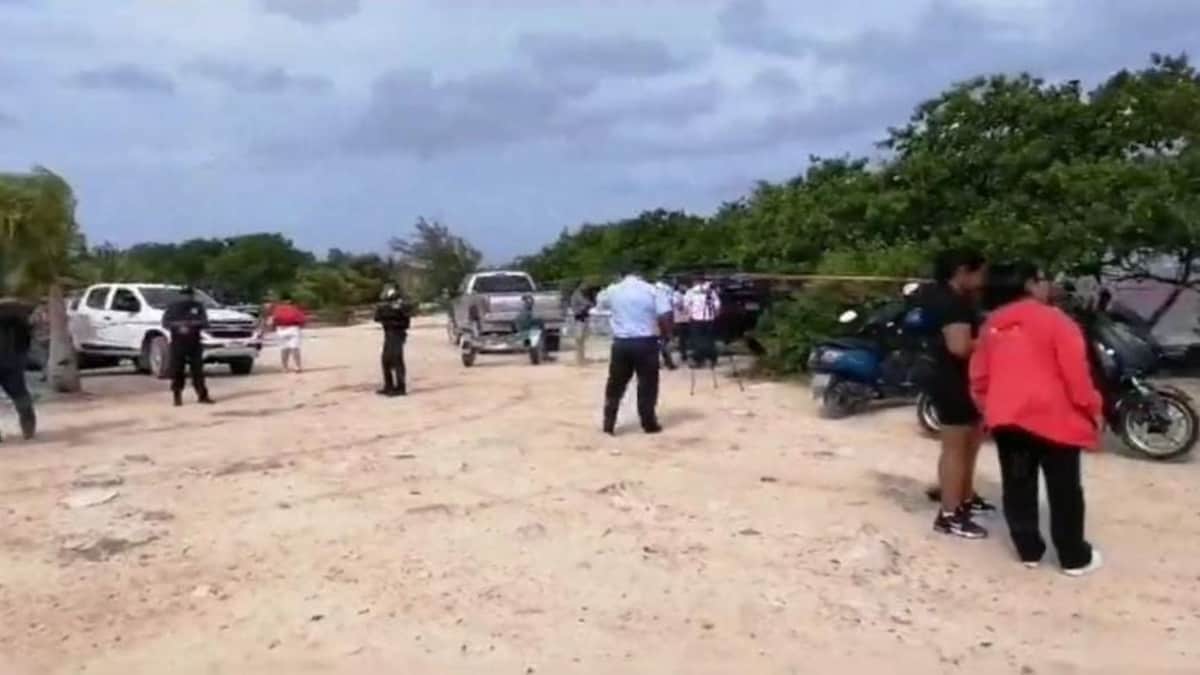 Rescatan cuerpos de capitán y marinero que murieron ahogados tras naufragio de un navío en Cozumel