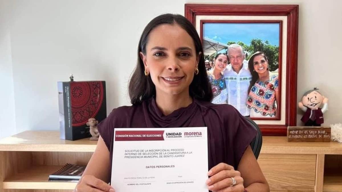 Se registra Ana Paty Peralta en el proceso interno de Morena; quiere la reelección en Benito Juárez