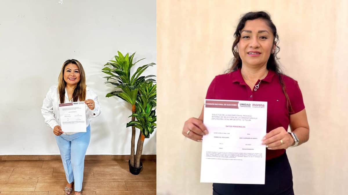 “Romi” Dzul e Ileana Canul de Dzul se registran en proceso de la 4T para la alcaldía de Tulum y la diputación