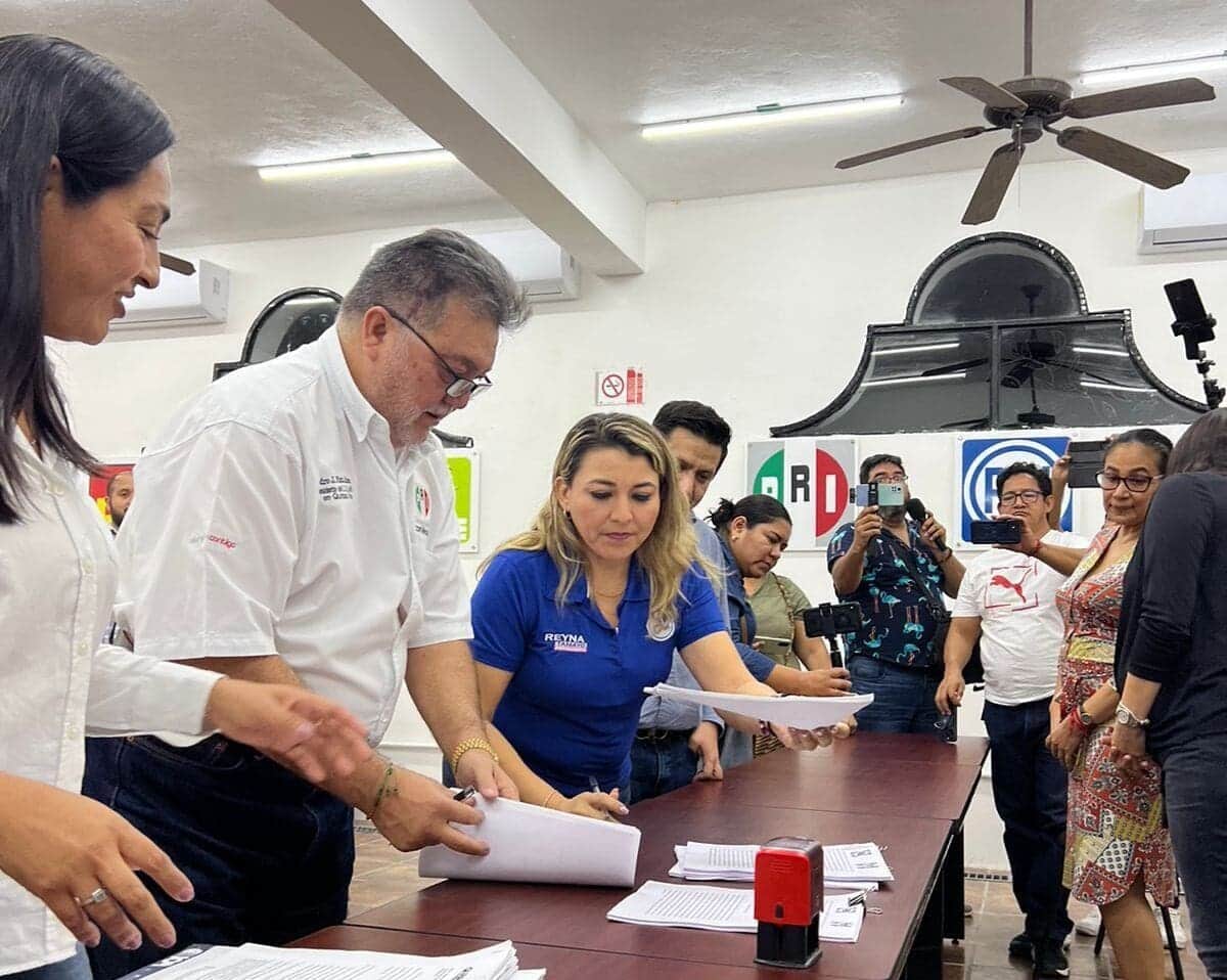 PAN y PRI registran ante el IEQROO la coalición “Fuerza y Corazón por Quintana Roo” para competir por las Presidencias Municipales y Diputaciones Locales